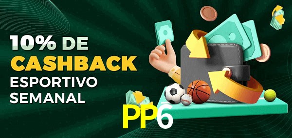 10% de bônus de cashback na PP6